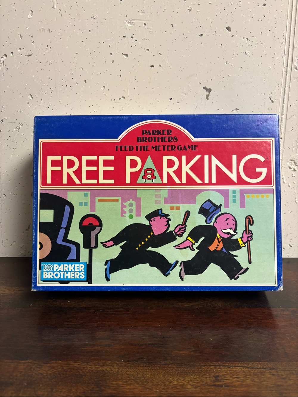 Vtg Parker Bros. FREE PARKING Board Game Complete 1988